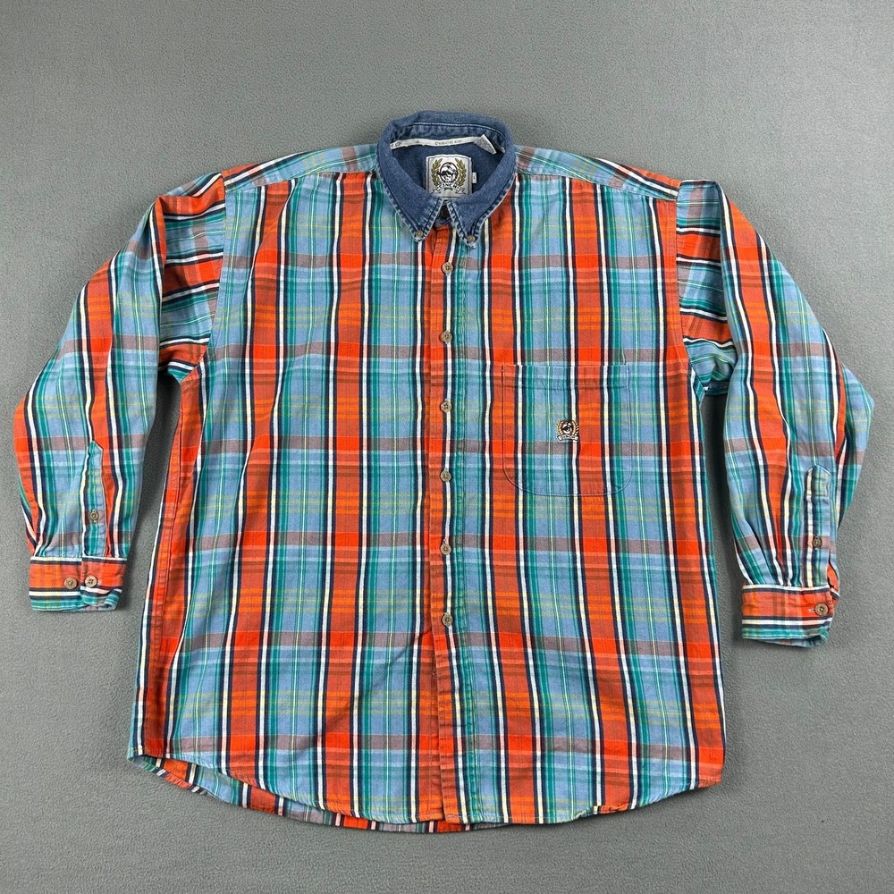 Cinch Shirt Mens Large Colorful Striped Western Button Down‎ Long Sleeve Cowboy